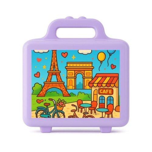 Maleta Plástica Personalizada 12x10cm Paris