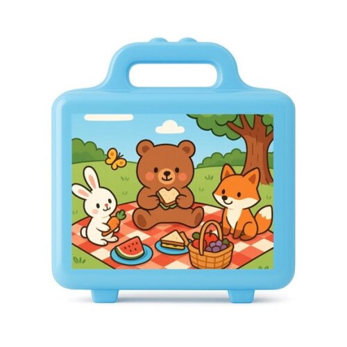 Maleta Plástica Personalizada 12x10cm Picnic