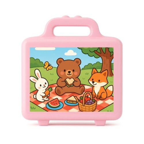Maleta Plástica Personalizada 12x10cm Picnic