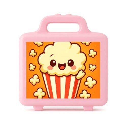 Maleta Plástica Personalizada 12x10cm Pipoca
