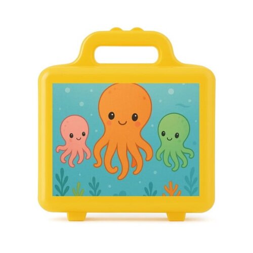 Maleta Plástica Personalizada 12x10cm Polvinhos