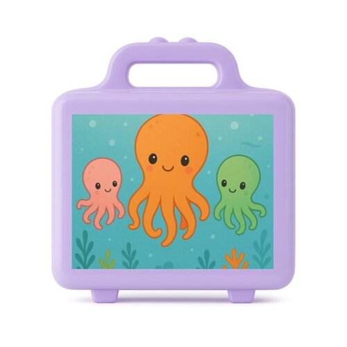 Maleta Plástica Personalizada 12x10cm Polvinhos