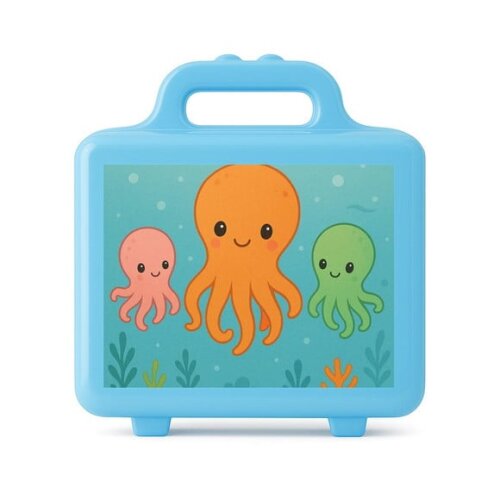 Maleta Plástica Personalizada 12x10cm Polvinhos