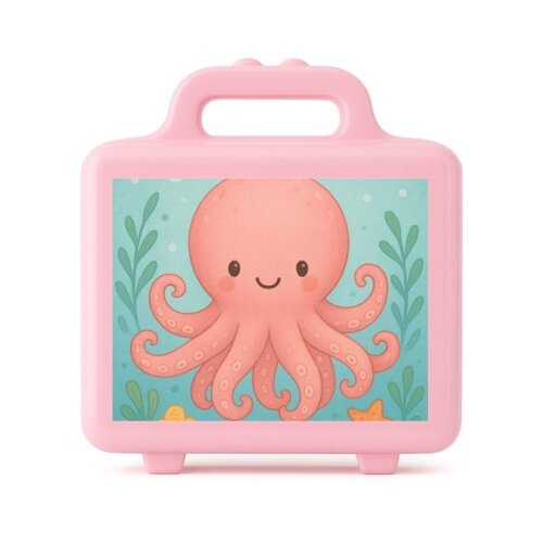 Maleta Plástica Personalizada 12x10cm Polvo