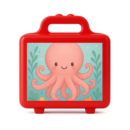 Maleta Plástica Personalizada 12x10cm Polvo