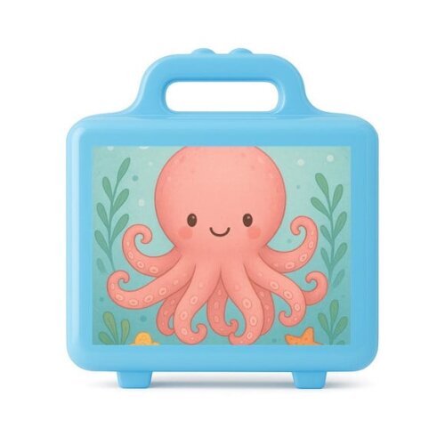 Maleta Plástica Personalizada 12x10cm Polvo