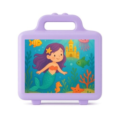 Maleta Plástica Personalizada 12x10cm Reino Subaquático