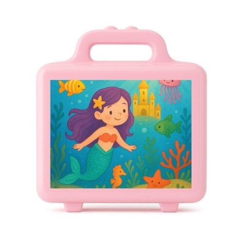 Maleta Plástica Personalizada 12x10cm Reino Subaquático