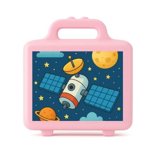 Maleta Plástica Personalizada 12x10cm Satélite