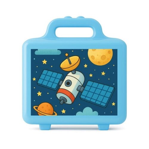 Maleta Plástica Personalizada 12x10cm Satélite