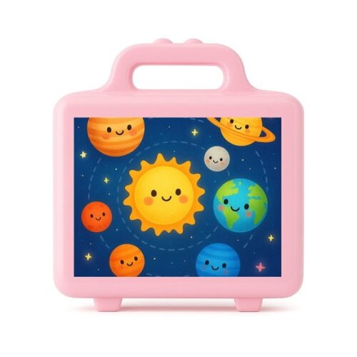 Maleta Plástica Personalizada 12x10cm Sistema Solar