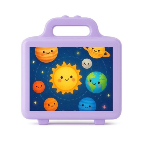 Maleta Plástica Personalizada 12x10cm Sistema Solar