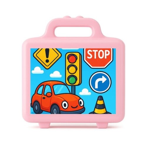 Maleta Plástica Personalizada 12x10cm Trânsito
