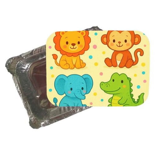 Marmitinha Personalizada 220ml Animais Coloridos