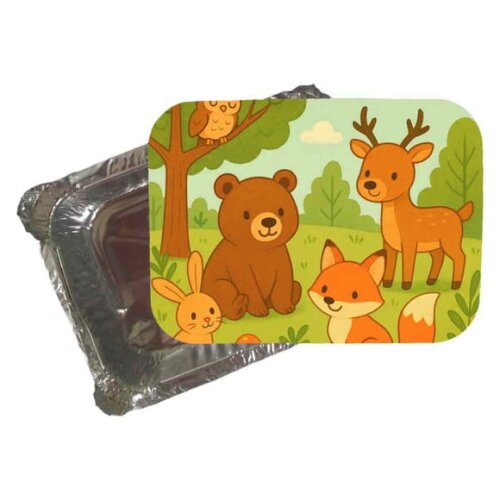 Marmitinha Personalizada 220ml Animais da Floresta