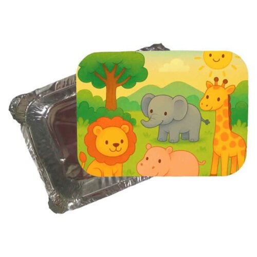 Marmitinha Personalizada 220ml Animais Selvagens