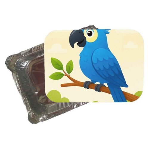 Marmitinha Personalizada 220ml Arara Azul