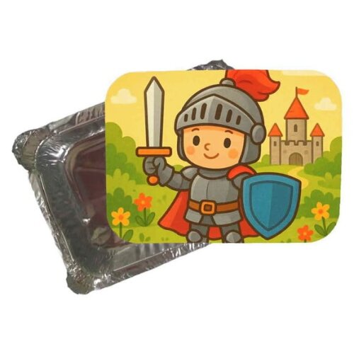 Marmitinha Personalizada 220ml Cavaleiro Medieval