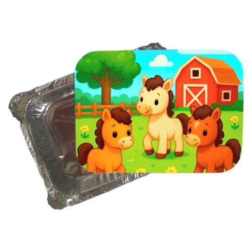 Marmitinha Personalizada 220ml Cavalinhos