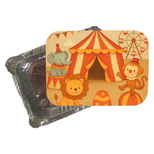 Marmitinha Personalizada 220ml Circo Vintage