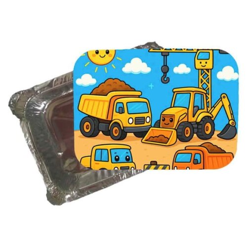 Marmitinha Personalizada 220ml Construção Civil