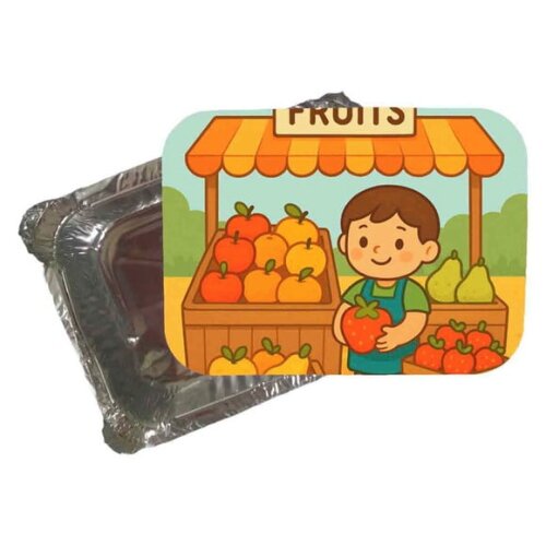 Marmitinha Personalizada 220ml Feira de Frutas