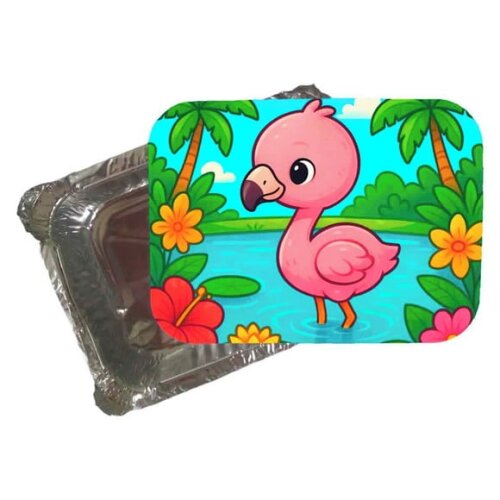 Marmitinha Personalizada 220ml Flamingo Baby