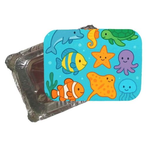 Marmitinha Personalizada 220ml Fundo do Mar