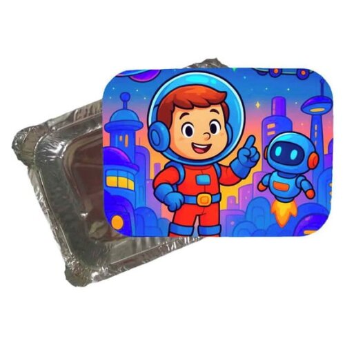 Marmitinha Personalizada 220ml Futurismo Infantil