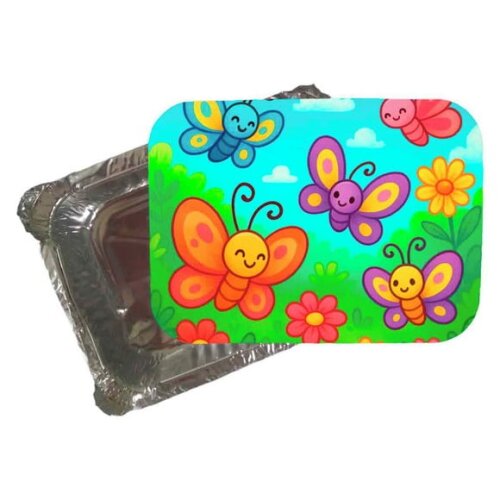 Marmitinha Personalizada 220ml Jardim das Borboletas