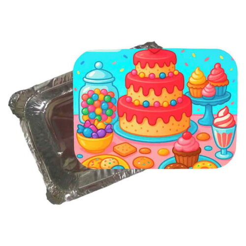 Marmitinha Personalizada 220ml Mesa Doces Coloridos