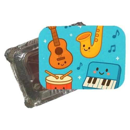 Marmitinha Personalizada 220ml Músicas Instrumentos
