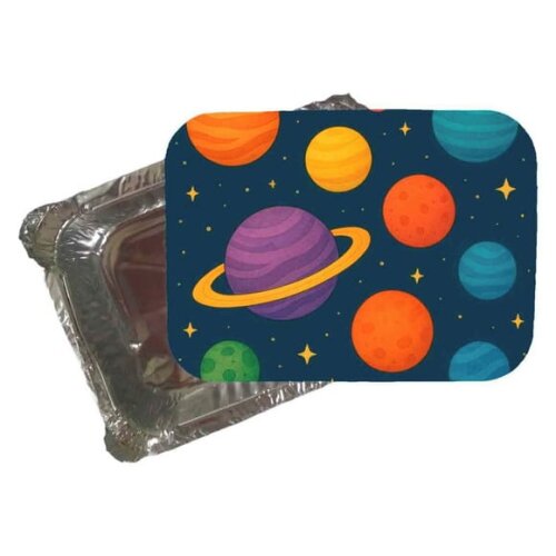 Marmitinha Personalizada 220ml Planetas Coloridos