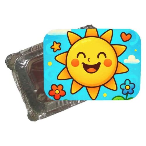 Marmitinha Personalizada 220ml Sol Sorridente