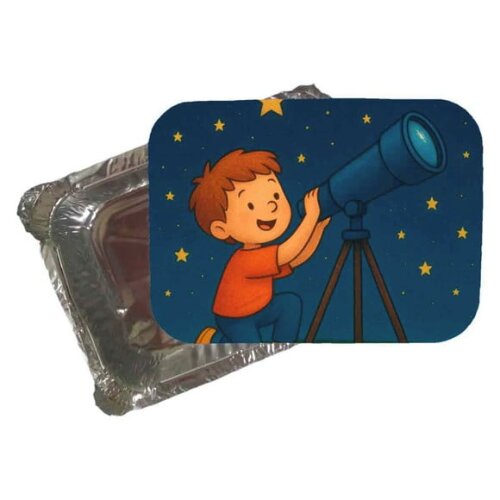 Marmitinha Personalizada 220ml Telescópio Kids