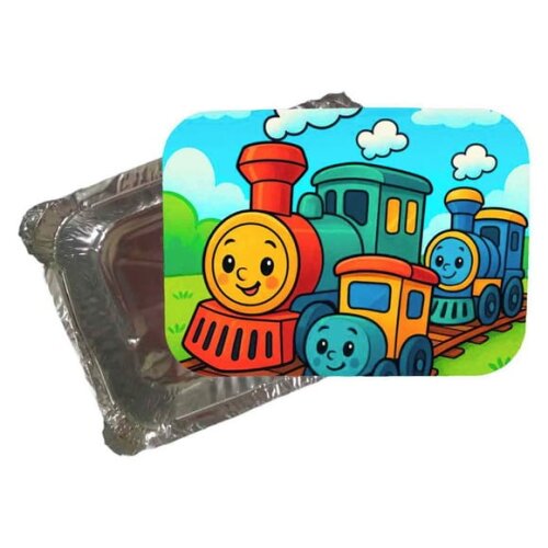 Marmitinha Personalizada 220ml Trens Antigos