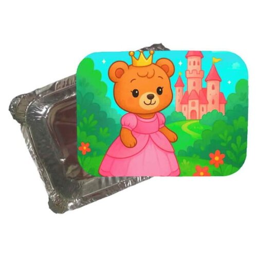 Marmitinha Personalizada 220ml Ursinha Princesa