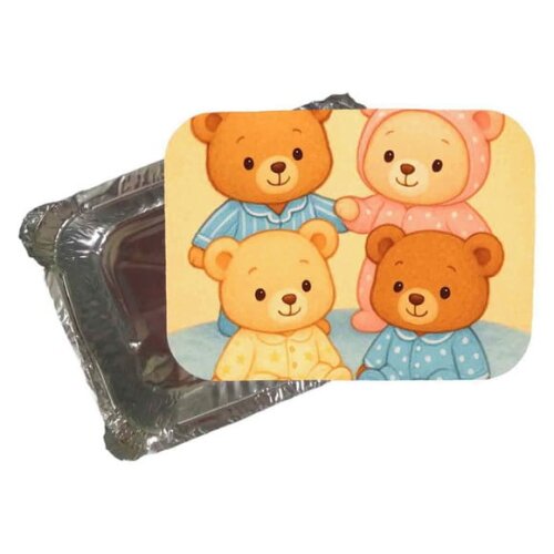 Marmitinha Personalizada 220ml Ursinhos de Pijama