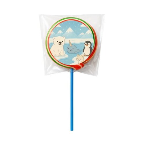 Pirulito Psicodélico Personalizado Animais do Ártico