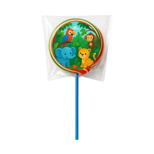 Pirulito Psicodélico Personalizado Animais Tropicais