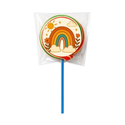 Pirulito Psicodélico Personalizado Arco-íris Boho