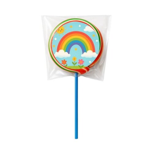 Pirulito Psicodélico Personalizado Arco-íris