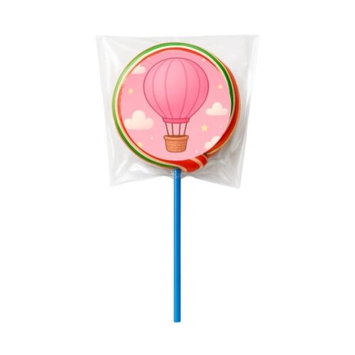 Pirulito Psicodélico Personalizado Balão de Ar Rosa