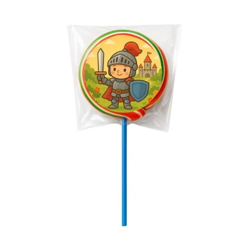 Pirulito Psicodélico Personalizado Cavaleiro Medieval
