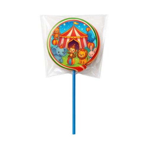 Pirulito Psicodélico Personalizado Circo Encantado