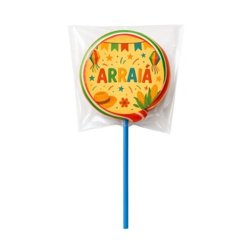 Pirulito Psicodélico Personalizado Festa Junina Arraiá
