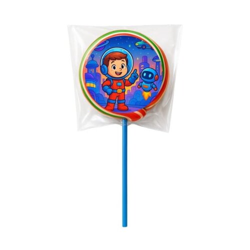 Pirulito Psicodélico Personalizado Futurismo Infantil
