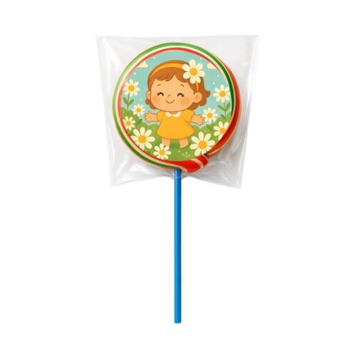 Pirulito Psicodélico Personalizado Jardim das Margaridas