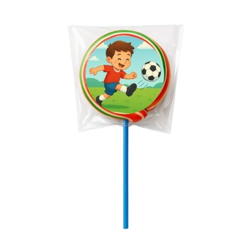 Pirulito Psicodélico Personalizado Jogador de Futebol