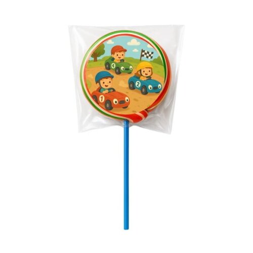 Pirulito Psicodélico Personalizado Kart Infantil